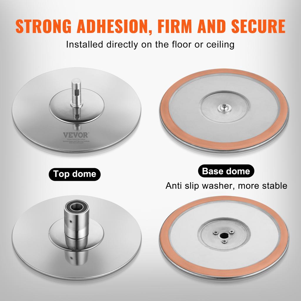 SucceBuy Профессиональный пилон для танцев Вращающийся Статический Комплект пилона для танцев Портативный Съемный пилон 45 мм Сверхпрочный пилон из нержавеющей стали