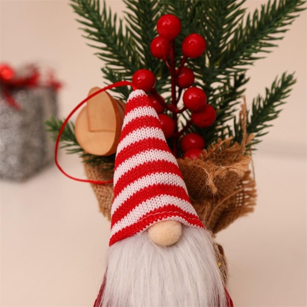 Faceless Christmas Tree Hanging Doll Santa Claus Tomte Ornaments Christmas Gnome Pendant  New Year