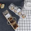 10Pcs Transparent Boxes PET Cake Cupcake Roll Container Packaging Dessert Holder