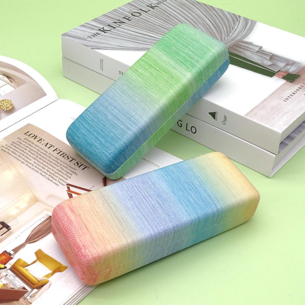 Коробка для солнцезащитных очков радужного цвета, противоударный футляр для очков, новые аксессуары для очков для студента