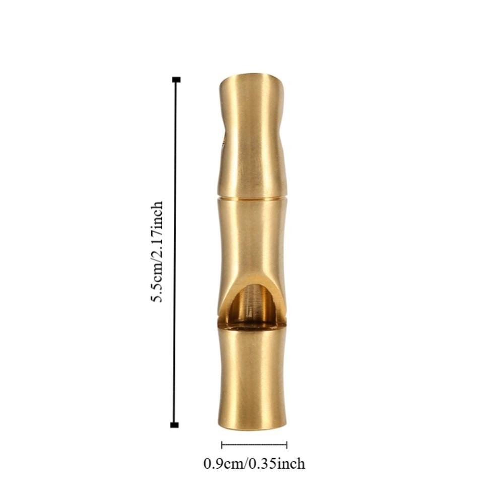 Lightweight Safety Whistles Brass Signal Whistle Durable Survival Whistle Camping Hiking