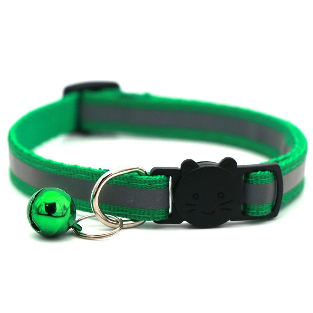 Adjustable Pets Collar with Bell Reflective Collar Trendy Cat Collar  Kitten Puppy