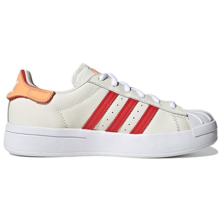 adidas Originals Superstar Ayoon Кожаные Низкие Кроссовки Унисекс Кроссовки Белый Оранжевый GW9588