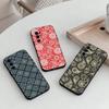 Ретро-дизайн Пейсли Чехол для телефона для Samsung S25,S24,S21,S22,S23,S30,Ultra,S20,Plus,Fe,Lite,Note,10,Черная крышка