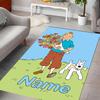 Custom personalization The Adventures of Tintin Area Rug - Perfect For Kitchen, Bathroom,Laundry Room Decor Large Size Available,Gift All Seasons