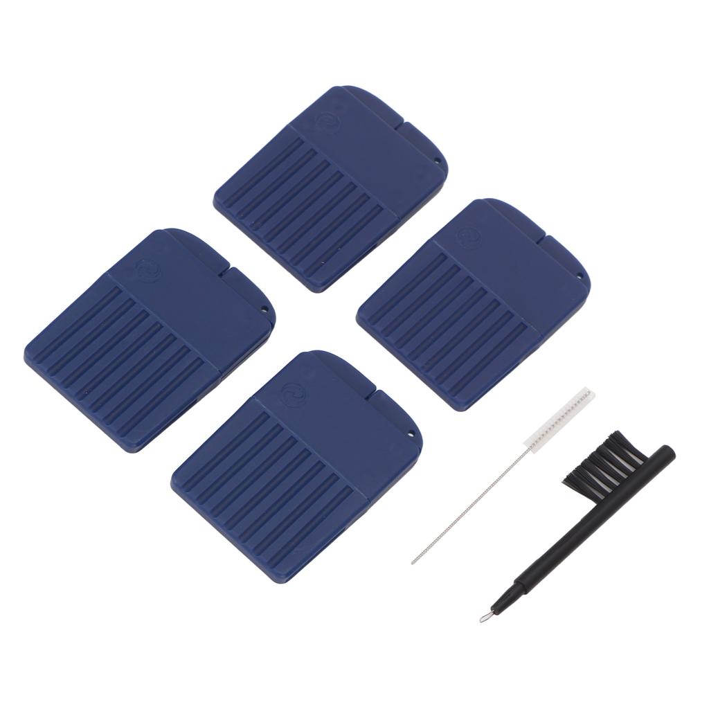 4 packs 34pcs Wax Guard Filters Cleaning Tool Hearing Aid Wax Guard Filters for Starkey Clear Hearing amplifier Brush Set