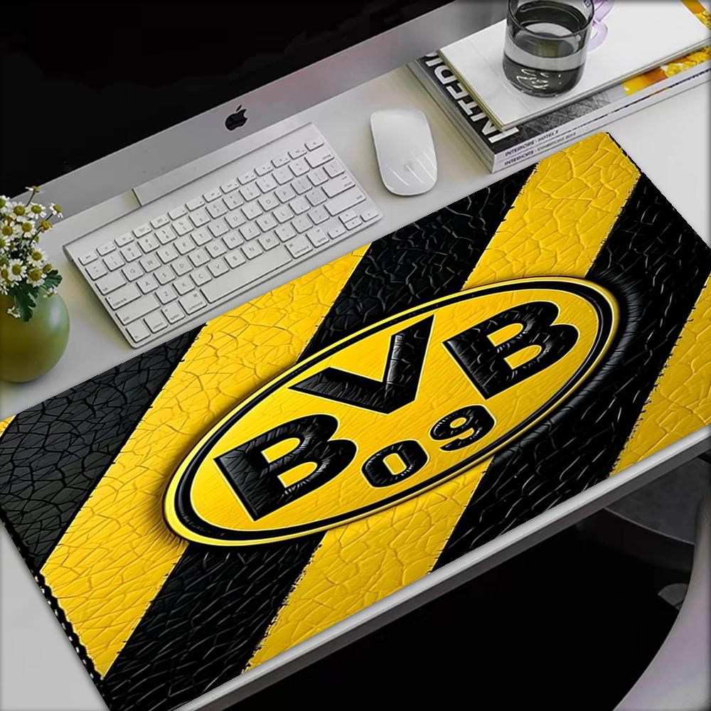 Borussia Dortmund Theme Mouse Pad, Non Slip Rubber Base, Multifunctional Office & Home Decor, Perfect for Workspace Personalization.