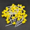 50/pcs Disposable Dental Impression Mixing Tips Yellow 1:1 Intraoral Tip For Impression Material Nozzles Mixing Tube