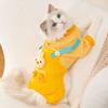 Cat Clothes Autumn and Winter Warm Cartoon Doll Traction Four-legged Overalls Puppy Dog Pet Clothing