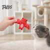 Плюшевые игрушки для кошек, прочная тыква на Хэллоуин с кошачьей мятой для кошек, Клоун-летучая мышь, привидение, паук с долговечным колокольчиком, Игрушки для жевания для котят, Снятие стресса