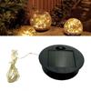 Светодиодная гирлянда Солнечный свет Солнечный фонарь Запасной фонарь Верхняя часть Садовый уличный гирлянда Декор