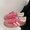 Retro Women's Spring and Autumn New Flat-bottomed Sports Casual Shoes Color Matching Fashion Board Shoes Women