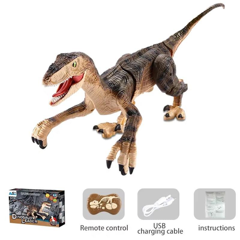 2025 New Large Remote Control Dinosaur Jurassic Park Toy Model Can Walk Realistic Sound Spray Suitable for Boys and Girls Children's Gifts Toy