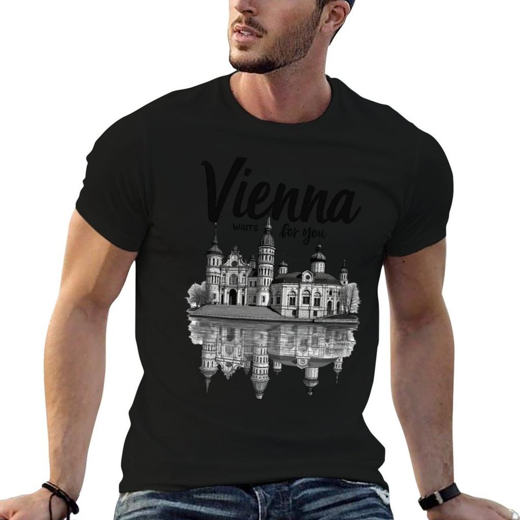 Vienna T-Shirt t shirt man plain graphic t shirts for man t shirts for man cotton funny T-shirt