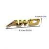 3D Металлические буквы AWD Логотип Багажника Автомобиля Значок на Крыло Наклейка Аксессуары