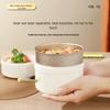 Изолированный ланч-бокс Corning VISIONS из чистого титана с 3-слойной конструкцией