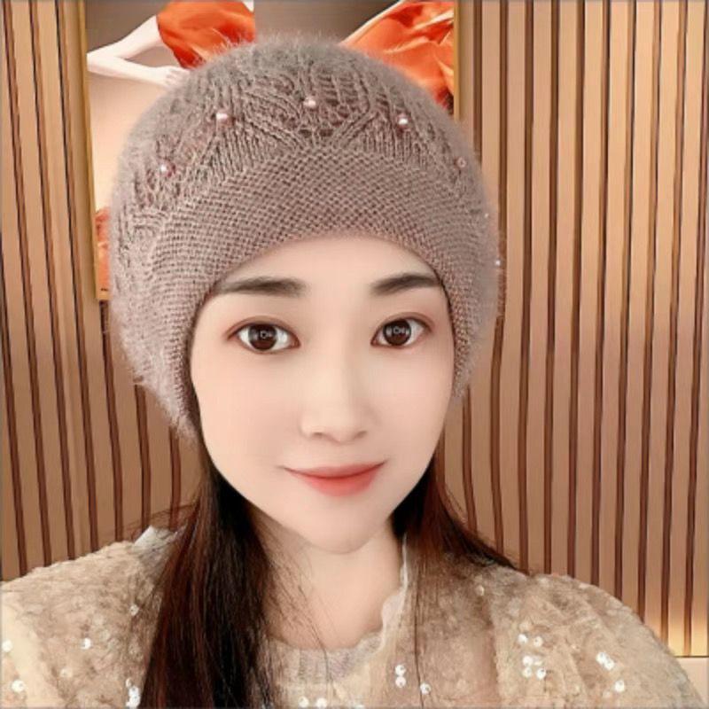 Женская зимняя шапка, высокая эластичность, уличная, теплая, не садится, для ДЕВУШЕК, зимняя шапка, женская шапочка для праздника