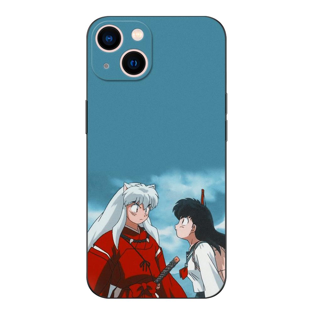 Черный чехол из ТПУ для Samsung Galaxy S22 S20 S21 FE PLUS ultra+S10 E lite задняя крышка yashahime Inuyasha