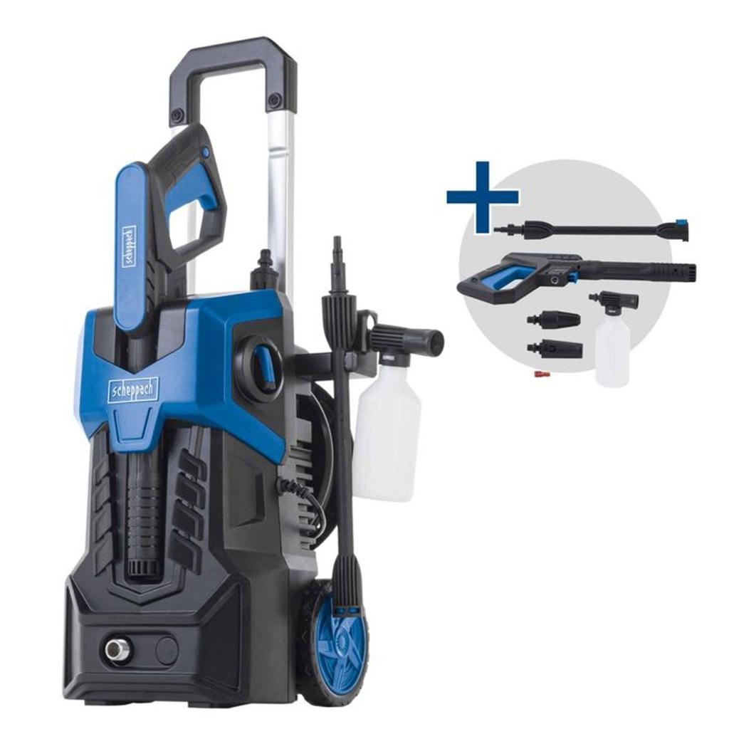 Nettoyeur haute pression électrique SCHEPPACH - SHD 150 - 150 bar - 420L/h - 1800W - Avec accessoires