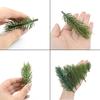 20Pcs Fake Pine Needle Realistic No Watering Artificial Pine Leaves DIY Flowers Arrangement Simulation Pine Branch Wedding Party Decor