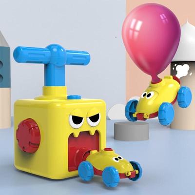 Новый автомобильный игрушечный воздушный шар «два в одном», инерционная пусковая установка для воздушных шаров, образовательный научный эксперимент, головоломка, забавные игрушки для детей