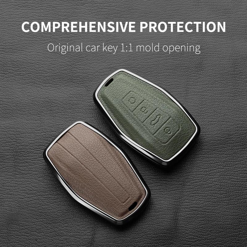 Для Geely Чехол для ключа автомобиля Coolray X6 X7 Geometry C Emgrand Global Kulrey Hawk Gx7 Okavango Nl3 Металл и Кожа