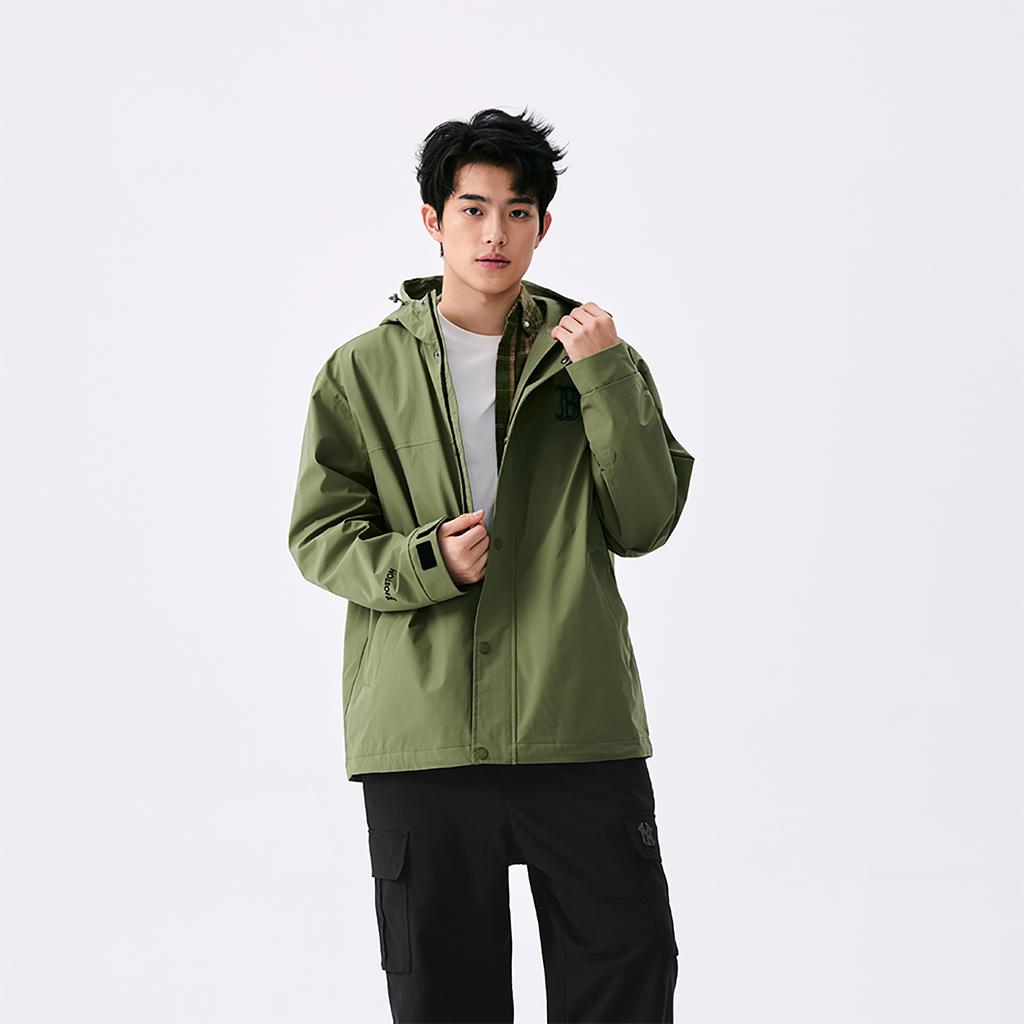 New MLB Boston Red Sox Basic Collection SS25 Jackets Coats Unisex Green 3AWJB0151-43KAL