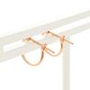 ESTELLE [Official] Women's Hoop Earrings, 18K Pink Gold (S) 0202-1468-0010-0000