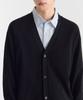Musinsa Standard Cotton Tencel Essential Cardigan [Black]