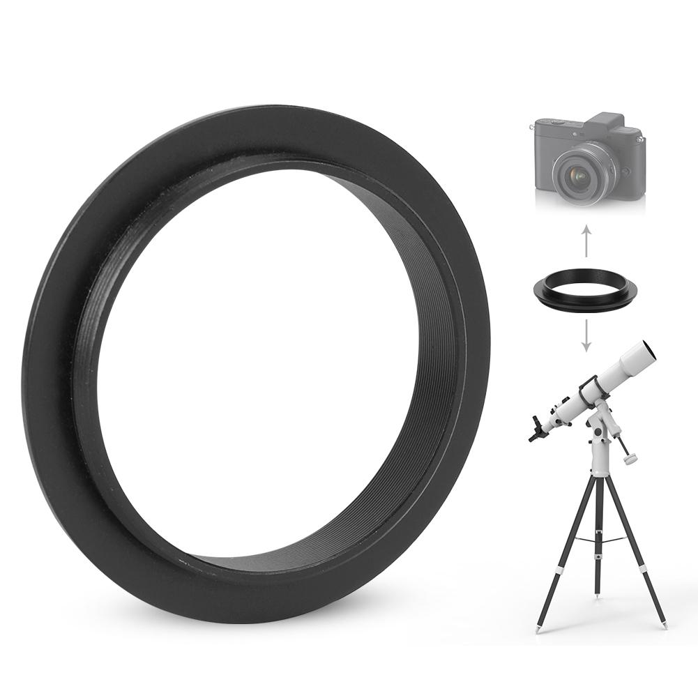 1PCS M48mm‑M54mm Adapter Ring Aluminium Alloy Black Astronomical Telescope Accessory
