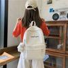 Large Bag Shoulder Capacity Simple Backpack School Junior Students Unisex Nylon