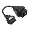 Профессиональный адаптер OBD2 12-контактный на 16-контактный автомобильный диагностический удлинительный кабель