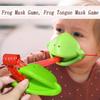 Frog Tongue Game, Frog Tongue Mask Game, Frog Toy Tongues Out Game, Frog Mask with Blow Tongue with Blowing Air, Multiplayer Party Games