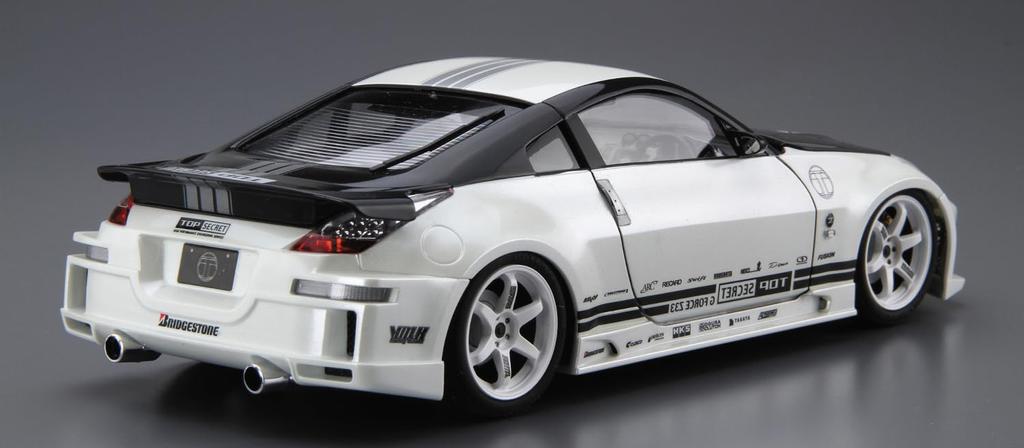 Aoshima Bunka Kyozai The Tuned Car Series Nissan Top Secret Z33 Fairlady Z Plastic Model 1/24 No.33 '05 (Car)