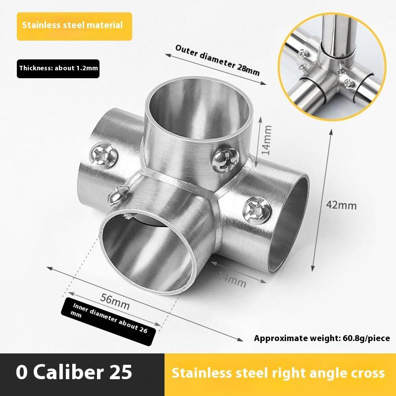 1 шт. Морская яхта Док Тент Труба Аксессуары Труба из нержавеющей стали Соединитель трубы Поручень лодки Фитинг для рейлинга Тройник Колено