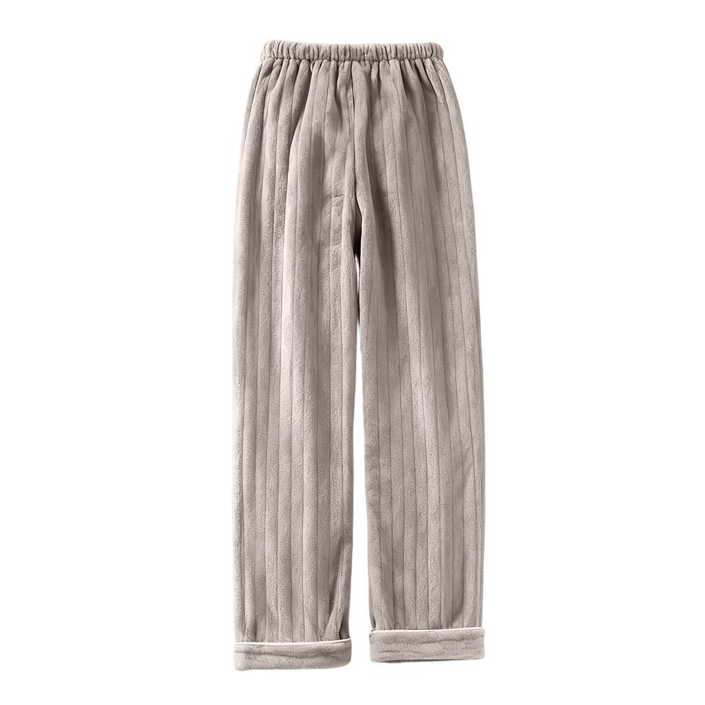 Women's Fashion Fleece Line Thickened Long Pajama Pants