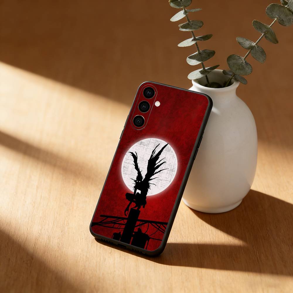 Anime D-Death Note Phone Case For Samsung GalaxyA13,21s,22,31,32,52,53,71,72,73,Soft Black Cover