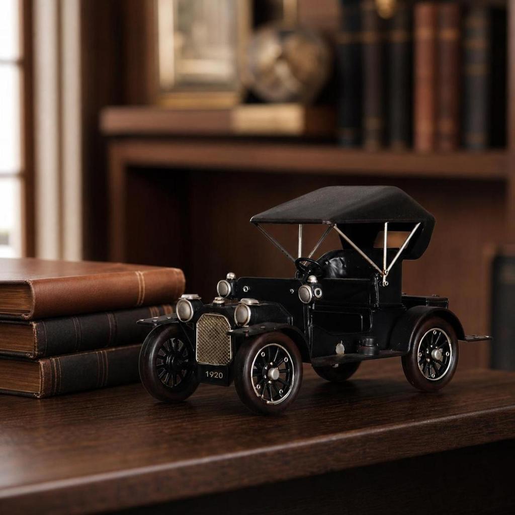 Decorative Car Model Ornament Tabletop Vintage Industrial Collectible