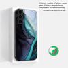 Текстура коры Текстура Подходит для Samsung Galaxy S25 Ultra S20 FE S21 S22+ S23 Plus S24 S26 Edge магнетизм Стекло Чехол для телефона