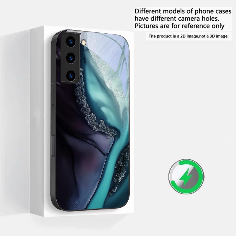Текстура коры Текстура Подходит для Samsung Galaxy S25 Ultra S20 FE S21 S22+ S23 Plus S24 S26 Edge магнетизм Стекло Чехол для телефона