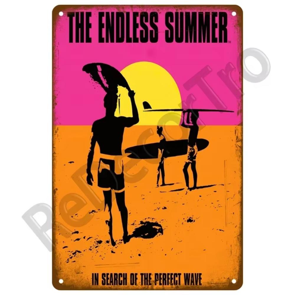 Vintage Decor Placa Decorativa Para Decoración De Del Hogar,Bar, Casa, Playa, Surf, Club, Pintura De Hierro, Arte De Verano