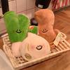 Garlic Onion Cartoon Ginger Vegetable Plush Toy Cute Kitchen Decoration Creative