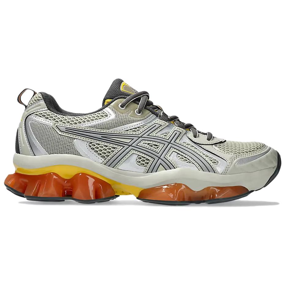 Asics GEL Quantum Kinetic Износостойкие Низкие Беговые Кроссовки Унисекс Серебристо-Серые Кроссовки 1203A270-026