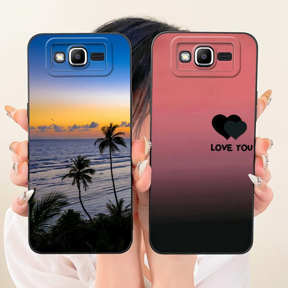 For Samsung Galaxy J2 Prime Grand Prime G530 G531F G532G Fashion Dusk Beach Painting Phone Case Soft Silicone Covers Bumpers