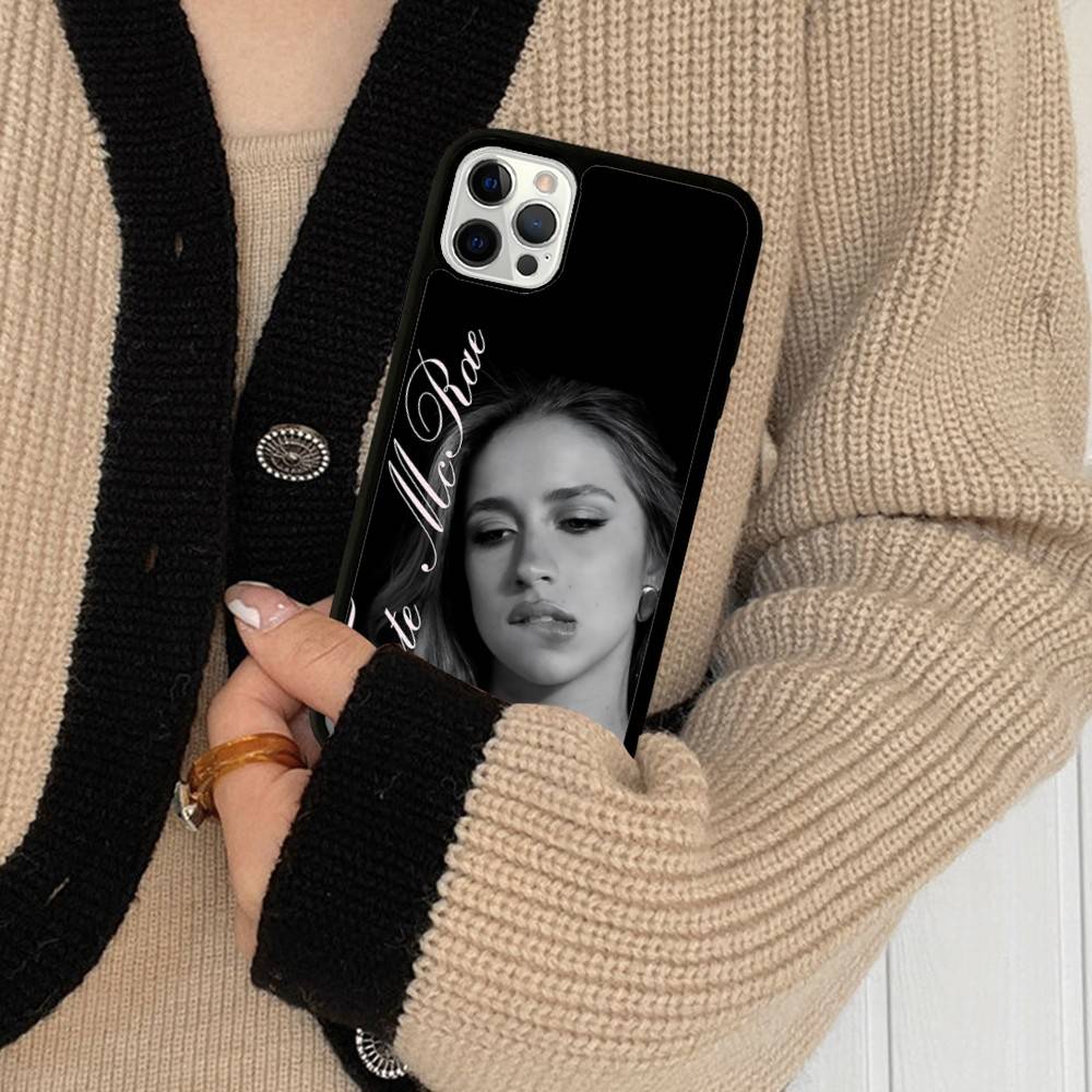 Tate M-McRae Singer PC+TPU Phone Case For IPhone 11 12 13 14 15 16 17 Plus Pro Max Cover