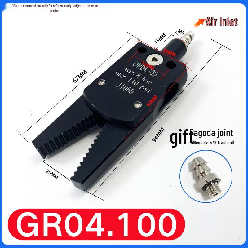 Mini Sprue Gripper for Injection Molding: J1060/J1080 Pneumatic with Detection (A/B/C/E).