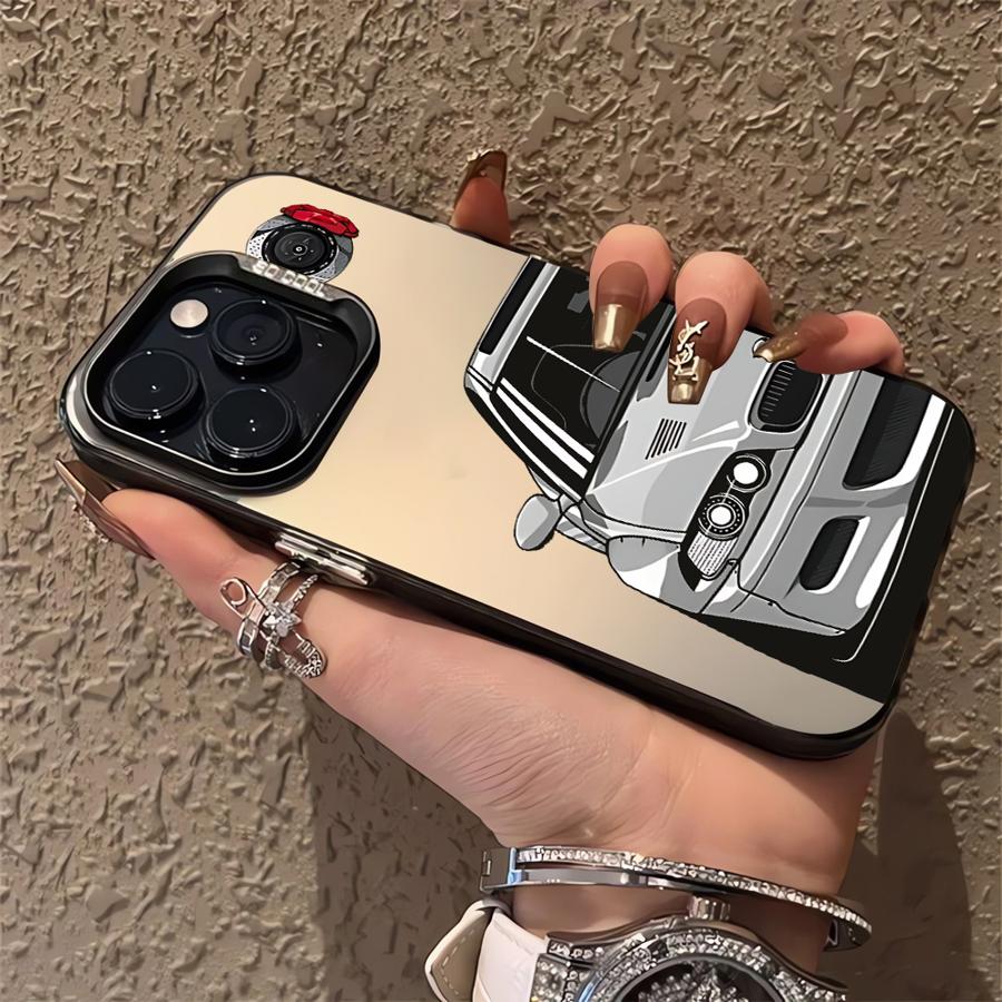 Чехол для телефона для iPhone 11 12 13 Pro Max 17 Air 14 15 16 Plus 16e Мягкий корпус JDM Спортивный автомобиль
