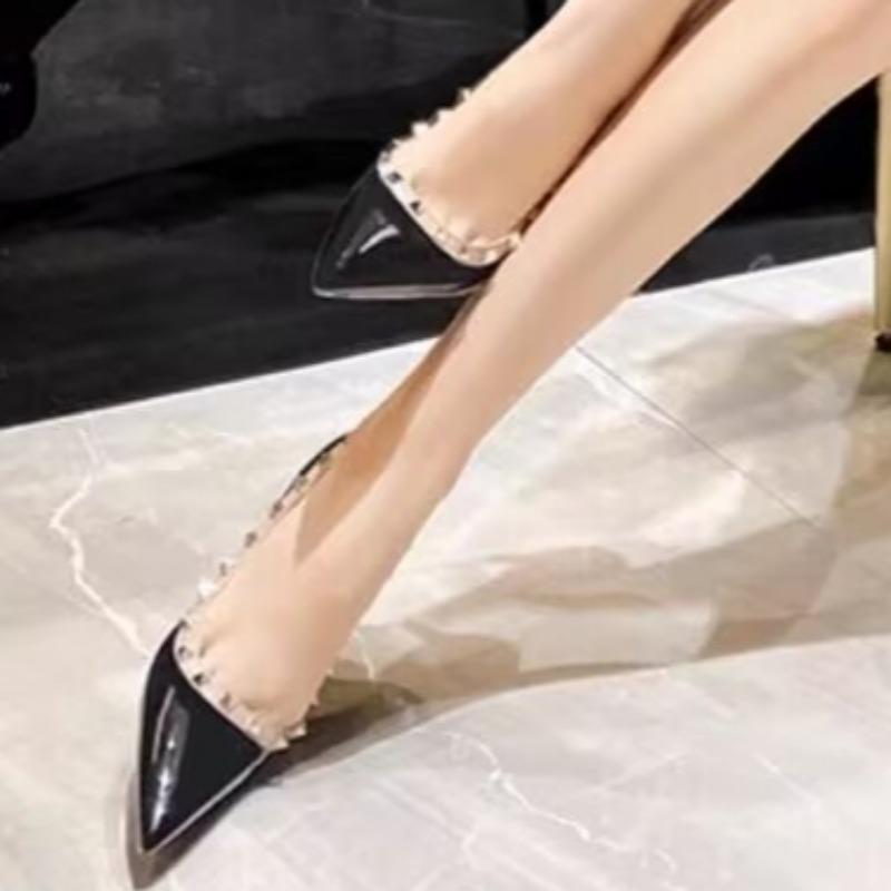 Brand Designer  New Autumn PU Leather Women's Chelsea Boots Elegant Banquet Party Slip-on Women's High Heels Large Size