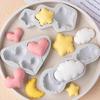 Heart Star Cloud Balloon Lollipop Silicone Mold Fondant Cake Decorating Tool Sugarcraft Chocolate Resin Clay Candle Mold Bakewar