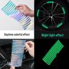 Colorful Laser Reflective Stickers for Motorcycle Electric Car Wheels: Anti-Collision and Luminous Tire Decoration